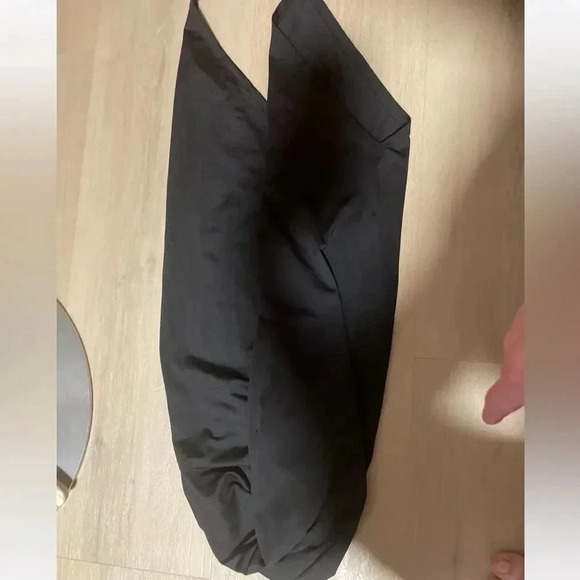 FRONT TIE BANDEAU TOP IN BLACK VERSATILE TOP 6.5”x28.5” - Picture 9 of 10